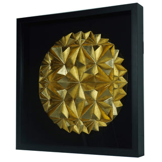 Golden Ridges Shadow Box Wall Décor