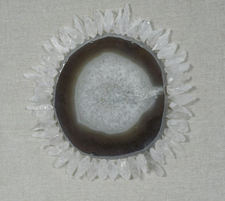Crystal Sun Flower Shadow Box Wall Décor