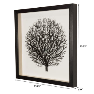 Withered Tree Shadow Box Wall Art Décor
