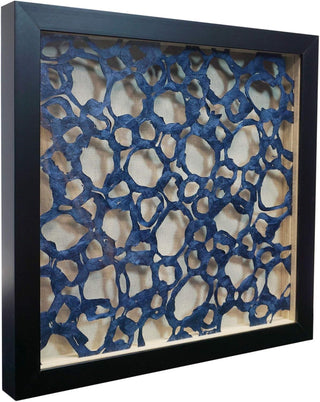 Abstract Paper Mache Shadow Box Wall Decor