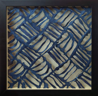 Abstract Paper Mache Shadow Box Wall Decor