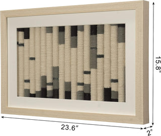 Cotton Rope Coil Handmade Shadow Box Wall Art Décor