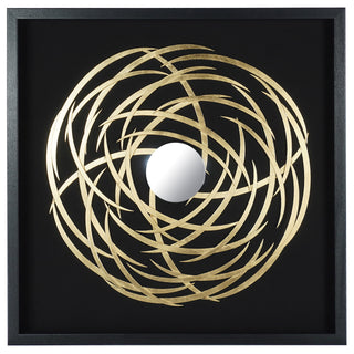 Abstract Mirrored Shadow Box Wall Art Décor