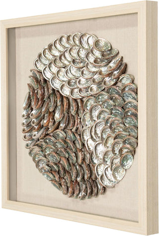 Abalone Shell Handmade Shadow Box Wall Art Décor