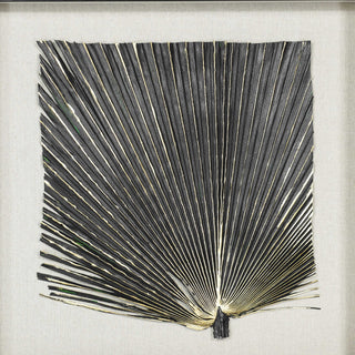 2-Tone Banana Leaf Shadow Box Wall Décor