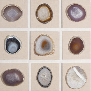 Assorted Agate Slice Wall Décor