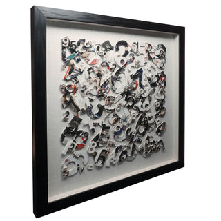 Oversized Magazine Cutout Shadow Box Wall Art Home Décor