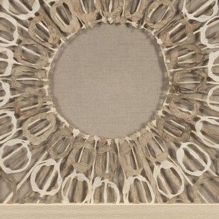 Abstract Handmade Paper Mache Shadow Box Wall Art Home Decor