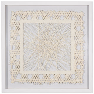 Abstract Handmade Paper Mache Shadow Box Wall Art Home Decor