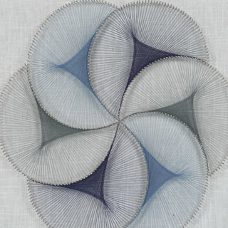 Abstract Blue String Art Shadow Box Wall Art Décor