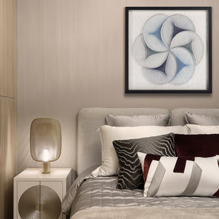 Abstract Blue String Art Shadow Box Wall Art Décor