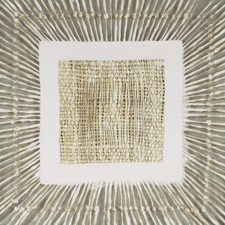 Abstract Handmade Paper Mache Shadow Box Wall Art Home Décor