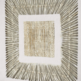 Abstract Handmade Paper Mache Shadow Box Wall Art Home Décor