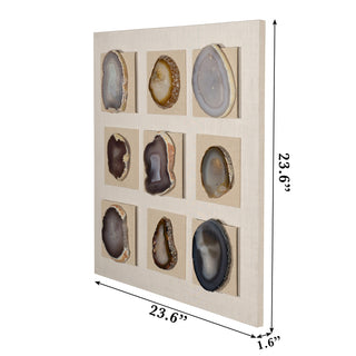 Assorted Agate Slice Wall Décor