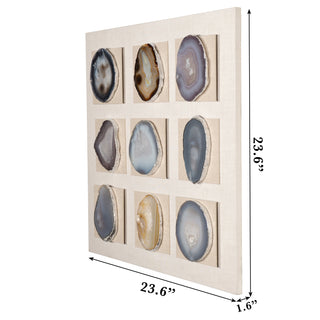 Assorted Agate Slice Wall Décor