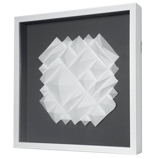 White Ridges Shadow Box Wall Décor