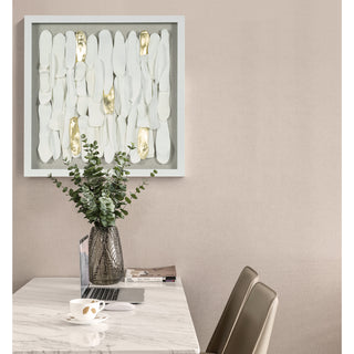 White Clay Handmade Shadow Box Wall Art Décor