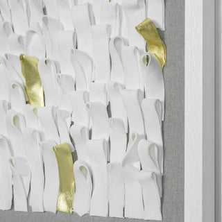 White Clay Handmade Shadow Box Wall Art Décor