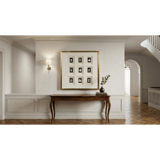 Miniature Plaster Statues Shadow Box Wall Art Décor