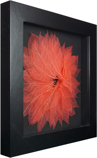 Handmade Leaves Blossom Shadow Box Wall Decor