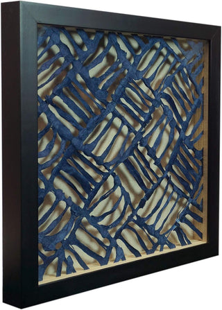 Abstract Paper Mache Shadow Box Wall Decor