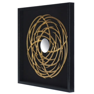 Abstract Mirrored Shadow Box Wall Art Décor