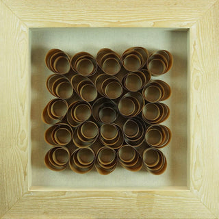 Wood Shavings Shadow Box Wall Decor