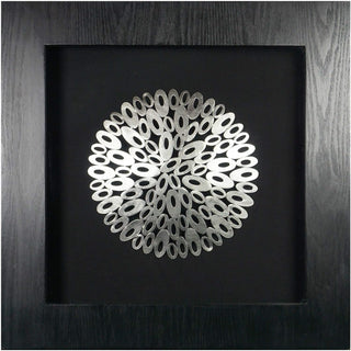 Silver Geometry Shadow Box Wall Art