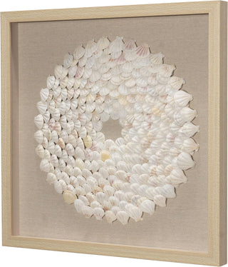 Mini Scallop Shells Handmade Shadow Box Wall Art Décor