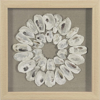 Handmade Sea Shell Rings Shadow Box Wall Art Home Décor Set of 2