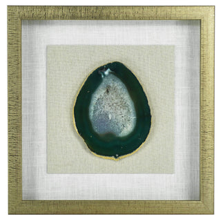 Agate Slice Shadow Box Wall Décor