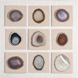 Assorted Agate Slice Wall Décor