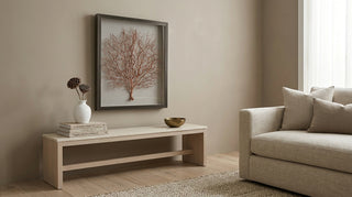 Silver Tree Roots Shadow Box Wall Décor