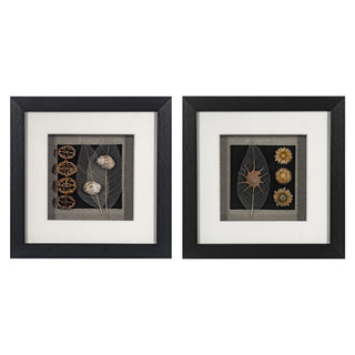 Land & Sea Shadow Box Handmade Wall Décor Set of 2