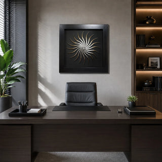 Spiral Sun Shadow Box Wall Décor product view 12
