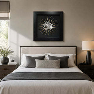 Spiral Sun Shadow Box Wall Décor product view 10