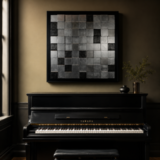 Checkerboard Shadow Box Wall Décor
