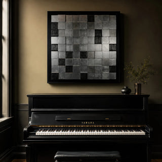 Checkerboard Shadow Box Wall Décor