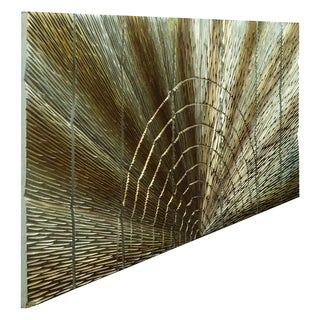 Oversized Sunrise in Horizon Handmade Wood Carving Wall Décor product view 10