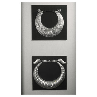 Miao Tribe Silver Jewelry Shadow Box Wall Art Home Decor