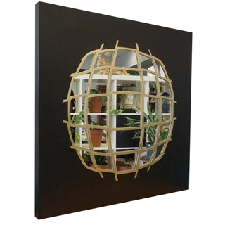 Mirrored Globe Handmade Wall Art Home Décor