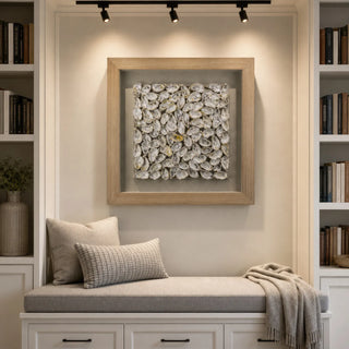 Oyster Cluster Shadow Box Wall Decor