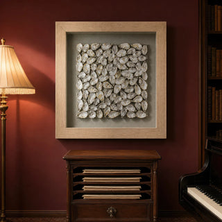 Oyster Cluster Shadow Box Wall Decor