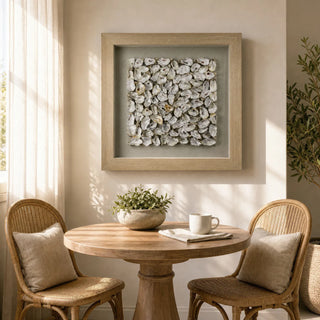 Oyster Cluster Shadow Box Wall Decor