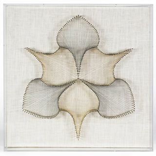 Stringed Leaves Acrylic Shadow Box Wall Decor
