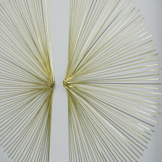 Golden Rays Shadow Box Wall Decor