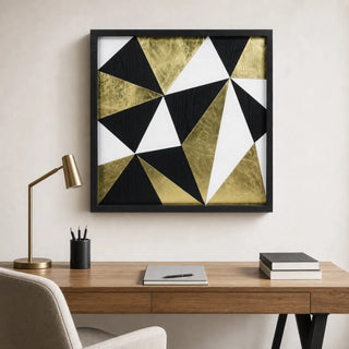 Abstract Puzzle Shadow Box Wall Decor