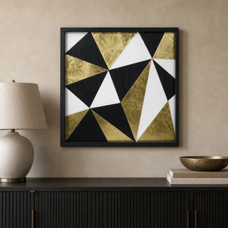 Abstract Puzzle Shadow Box Wall Decor