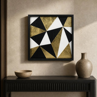 Abstract Puzzle Shadow Box Wall Decor