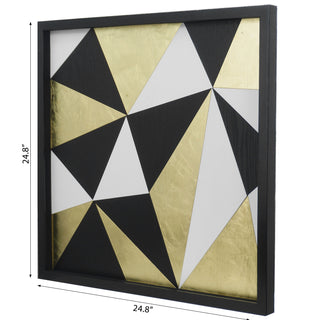 Abstract Puzzle Shadow Box Wall Decor